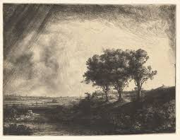 Les Trois Arbres (Rembrandt) — Wikipédia